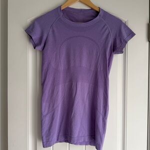 lululemon athletica Purple Short Sleeve Tee